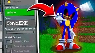 Do NOT Play the SONIC.EXE SEED in Minecraft Pocket Edition at 3:00 AM (Sonic.exe World)