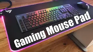 VicTsing Gaming Mouse Pad with RGB Unboxing / Setup and Review