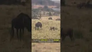 Baby Rhino with Zoomies | Wild Savannah Surprise #viral #caughtoncamera