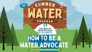 How to be a water advocate?