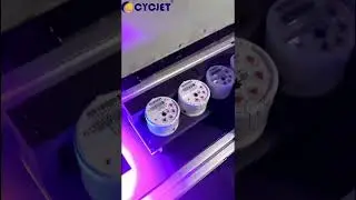 How to Print Bar Code and Serial Number on Water Meter by CYCJET UV High-resolution Inkjet Printer