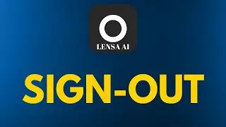 How to Sign out Lensa Ai App