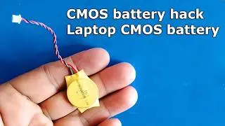 How to Replace a CR2032 CMOS Lithium Coin Battery in a Laptop