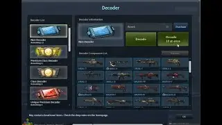 [CSN:S / CSNZ] Open Rare Decoder