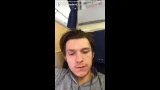 Tom Holland playing darts / Instagram Story / 8.08.2017