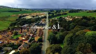 Thornton, near Bradford UK - Drone View