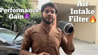 Cleaning Air Intake Filter 💦 Civic Reborn Modifications - Performance Gains💪🏻 🔥
