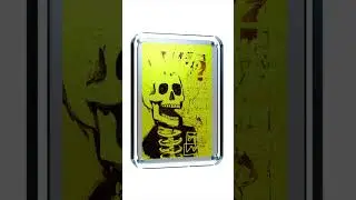 GOLDEN TICKET Pistache 1: Laffbone Trading Card NFT (digital collection) #art #nft #shorts #nftart