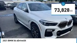 2021 BMW X6 T58137A