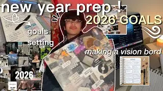 LET’S MAKE 2026 *vision board*⭐️📆🎊|واخيرا اجيو نصاوبوا لوحة الاهداف للعام الجديد🥹🙈✍️+نخططوا لأحلامنا