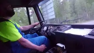 Sisu Cummins L10 And Ponsse Elk Going Home