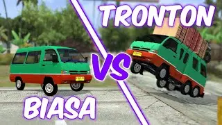 ANGKOT NORMAL😐👍 VS ANGKOT TRONTON😎🤙 || Meme BUSSID