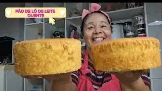 PÃO DE LÓ DE LEITE QUENTE 80% DOS MEUS BOLOS CONFEITADOS FAÇO COM MASSA.