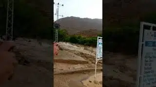 Hanna River Urak Quetta, recent Monsoon Rainfall Flooding. 30th July, Irrigation #Balochistan #flood