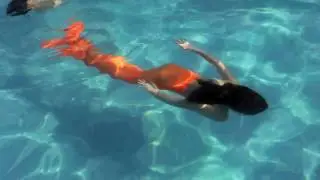 Swimming in mermaid tails (for sale)