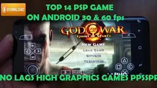 TOP 14 BEST PSP GAMES ON Android I PPSSPP Emulator I  WITH DOWNLOAD