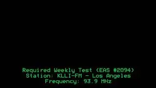 KLLI 93.9 Nightime EAS Test (EAS #2094) 6/3/20