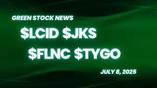 Lucid Motors ($LCID) | JinkoSolar ($JKS) | Fluence Energy ($FLNC) | Tigo Energy ($TYGO)