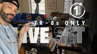 #15 | Full Hour of Techno: Improvised Live Set on Roland TR-8s GrooveBox | How to Techno Like Me
