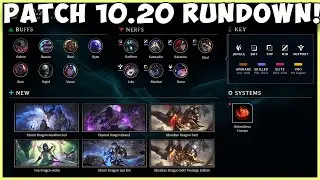 PATCH 10.20 RUNDOWN LEAGUE OF LEGENDS