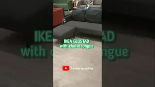 Ikea Glostad chaise longue, dark grey 2025