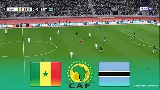 SENEGAL vs BOTSWANA Live | Africa Cup of Nations 2025 | 23/12/2025 | Simulation PES 2021 Gameplay
