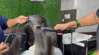 Get a salon-like look with temporary straightening, step-by-step tutorial for beginners at home&hellip;