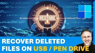 Easily Recover Deleted files from a USB, Pen Drive, Memory / SD Card Using a FREE Microsoft App