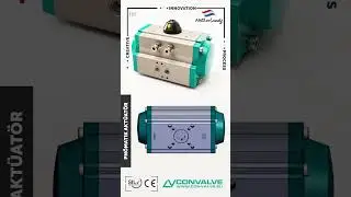 &Ccedil;eyrek Turlu Pn&ouml;matik Akt&uuml;at&ouml;rler #actuator #automation #electricactuator #pneumaticactuator