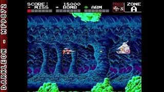 PC Engine - Darius Plus &copy; 1990 Bits Laboratory - Gameplay