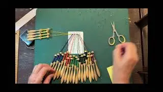 Bobbin Lace starting with a straight edge