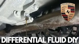 Porsche Cayenne How to Change Front and Rear Differential Fluid
