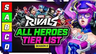 Ranking EVERY Hero In Marvel Rivals - Season 0 Tier List