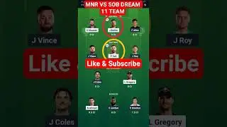 MNR VS SOB Dream11Prediction #dream11winner #dream11prediction #dream11team #my11circlewinner