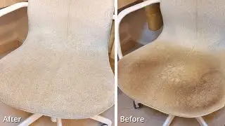 How to clean fabric chairs and sofas manually (no machine needed!)