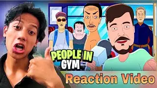 Lil Jhola People at the Gym 😂 | Funny Animation Reaction Video