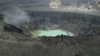 Volc&aacute;n Ilamatepec EN SANTA ANA, EL SALVADOR, una maravilla, V&iacute;deo Drone #ilamatepec