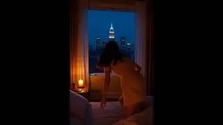 Urban Isolation: A Nighttime Encounter