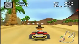 Moorhuhn Fun Kart 2008 PS2 Gameplay HD (PCSX2)
