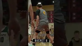 💪 PULL UP ON THE RIM 🤯 AIDEN DERKACK TO CLOSE THE HALF #dunk #basketball #highlights  #pullups