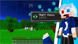 🔥🥶TOP 3 MELHORES TEXTURAS DE VIS&Atilde;O NOTURNA Para Minecraft Bedrock!! Nigth Vision(Addons e texturas)