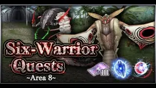 DFFOO - Six-Warrior Quests: Area 8 (Shinryu) - Aranea/Aerith/Fujin/Rosa/Ursula/Cater