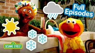 Play Time in the Rain, Snow, and Sun! 🌧️❄️☀️| FOUR Sesame Street Full Episodes