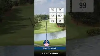 Matt Fitzpatrick on the Tour Championship Trackman Range 🟧
