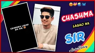Chashma lagao na sir Capcut trending video editing । reels trending video editing । Akshu Editing