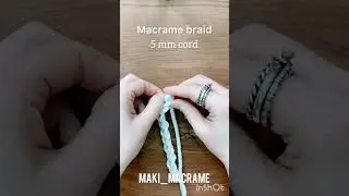 Macrame braid | trenza de macrame DIY