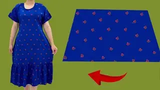 ⚘️Amazing Sewing Idea Dresses ❣️All Size 💃Sew This In 10 Minute ✨Summer Trends Dresses So Easy Styl