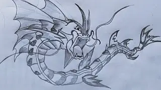 Mega Gyarados ses serpent Pokemon water type 🌊🌊🌊