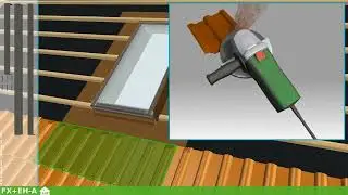 FAKRO FX Fixed Skylight with EH-A Flashing &ndash; Installation for High-Profile Roofing