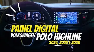 PAINEL DIGITAL VOLKSWAGEN POLO HIGHLINE 2024, 2025 e 2026